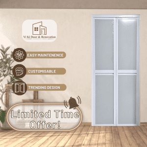 Premium Grey Frame 4 Panels   Special Design Bifold Door 248.00 1