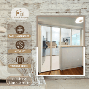 1 Ultra Slim Folding Door Contertop