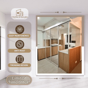 1 Ultra Slim Sliding Door Countertop